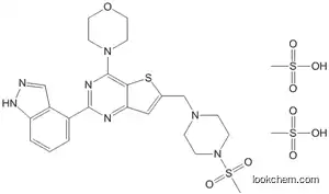 Molecular Structure of 957054-33-0 (GDC-0941 Bimesylate)